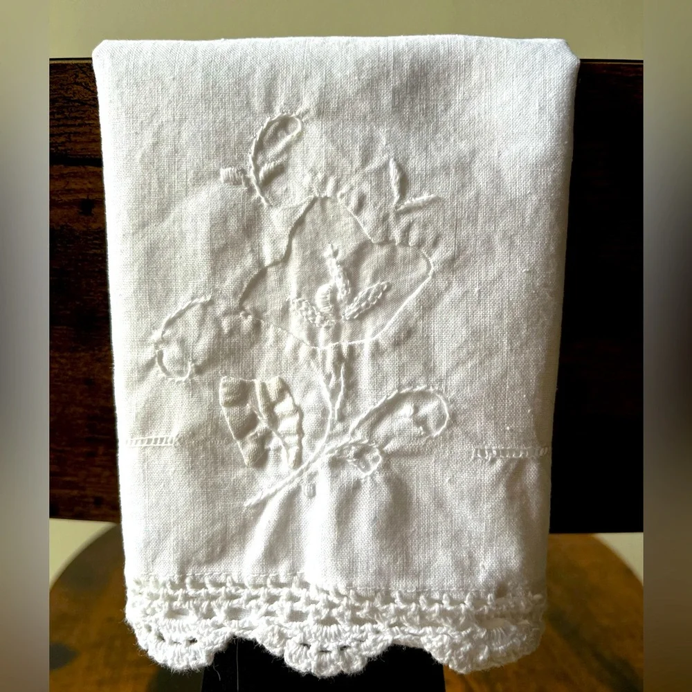 ANTIQUE Hand 🤚 Made Linen Towel